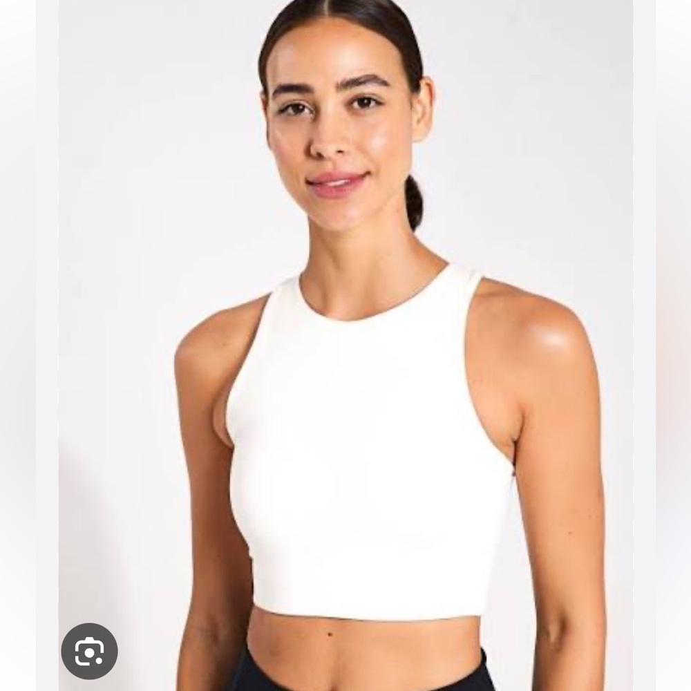 Girlfriend Collective ivory Dylan bra